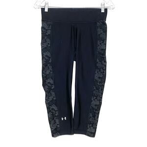 Under Armour Heat Gear Compression Performance Leggings Womens M Athleisure Yoga